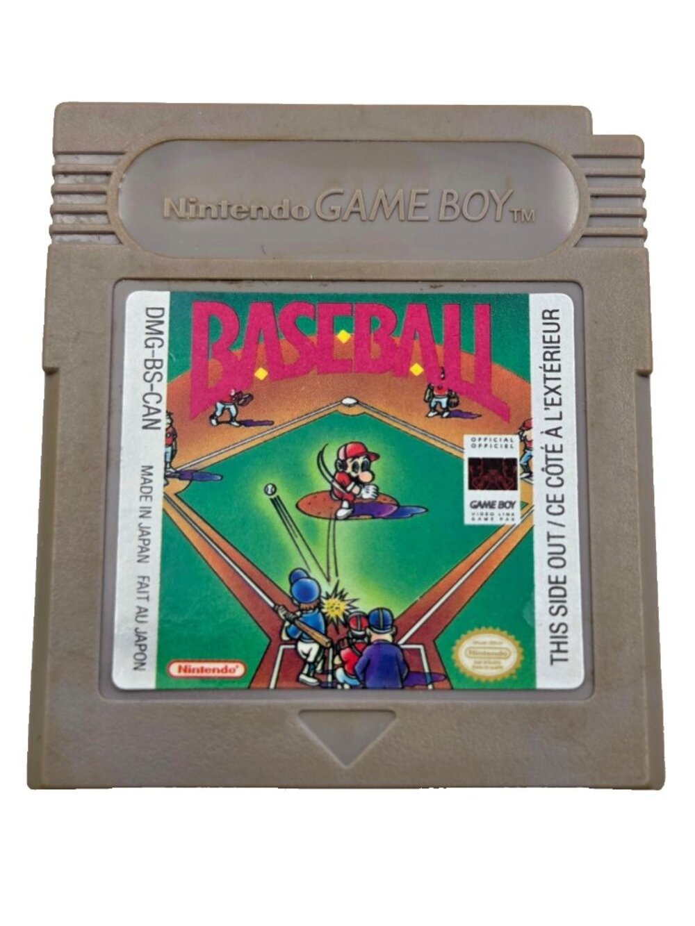 Nintendo Game Boy 1989 Mario Baseball Video Game Tested & Working Read